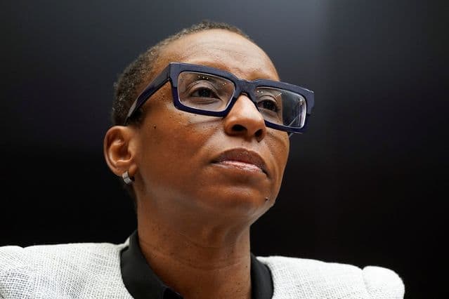 Former Harvard University president Claudine Gay