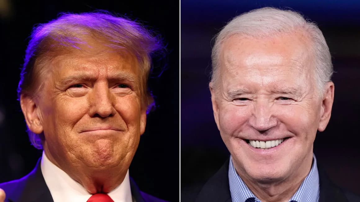 Donald Trump and Joe Biden