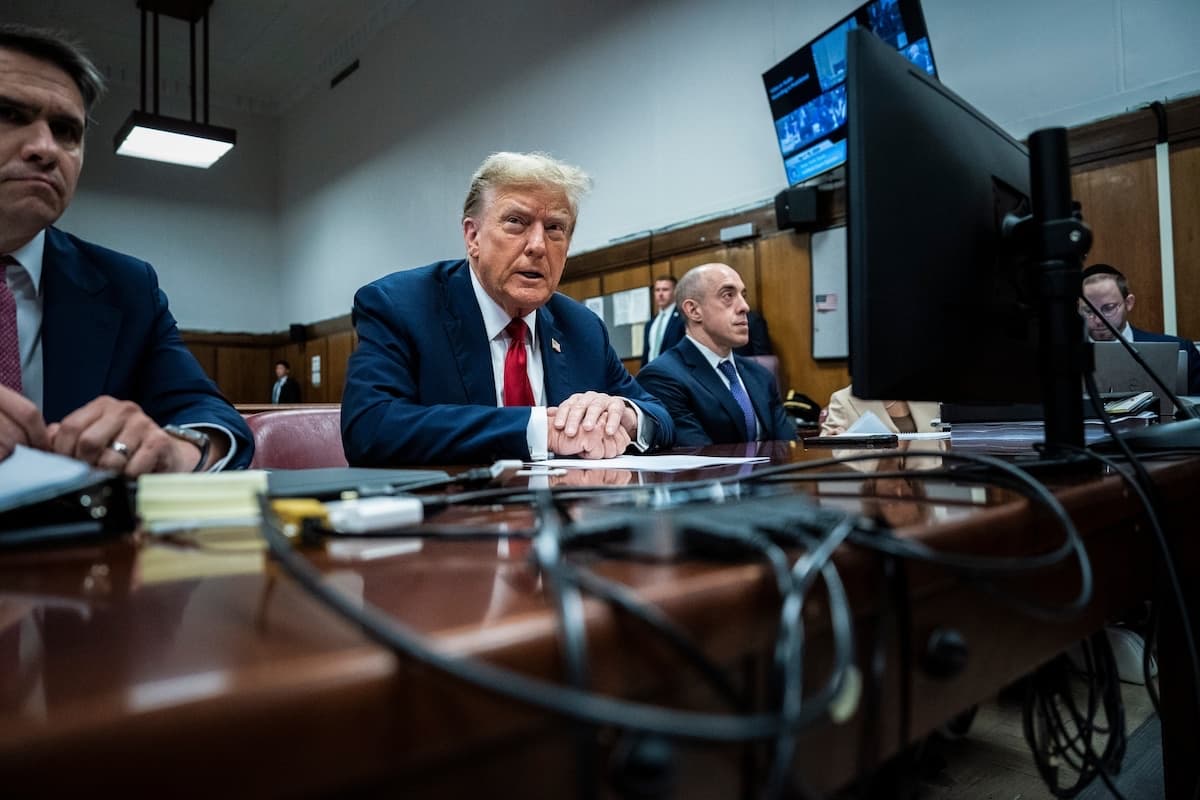 Donald Trump in court
