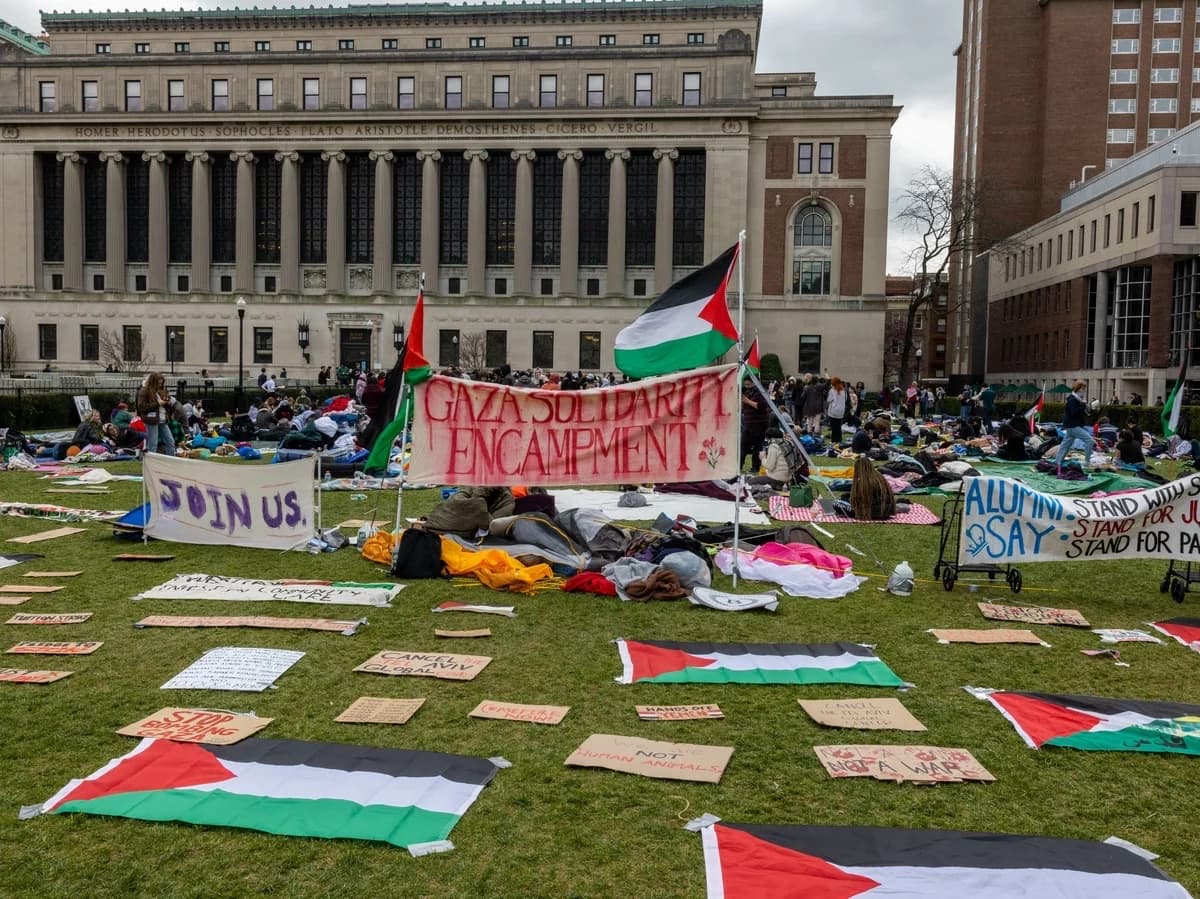Protests at Columbia University