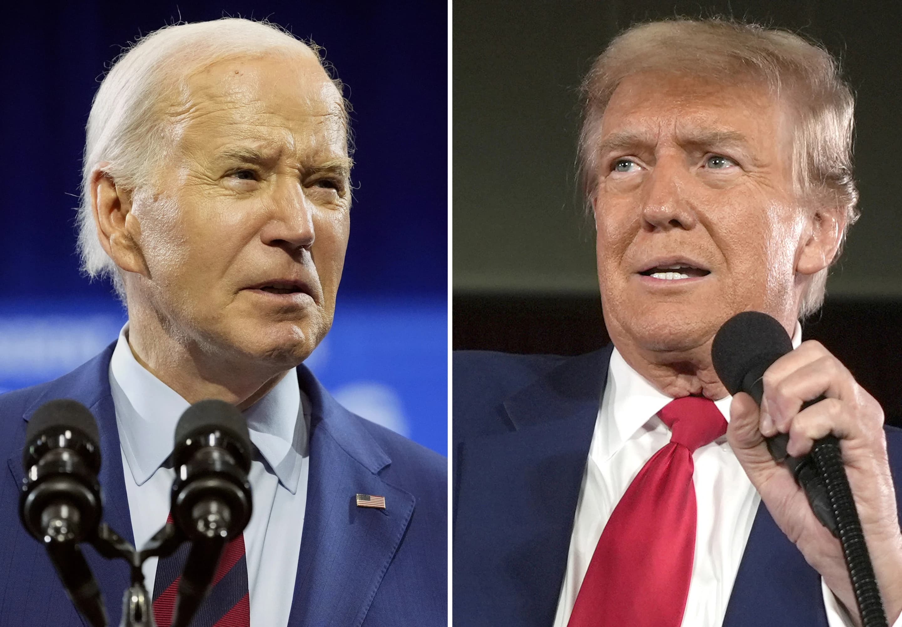 Joe Biden and Donald Trump