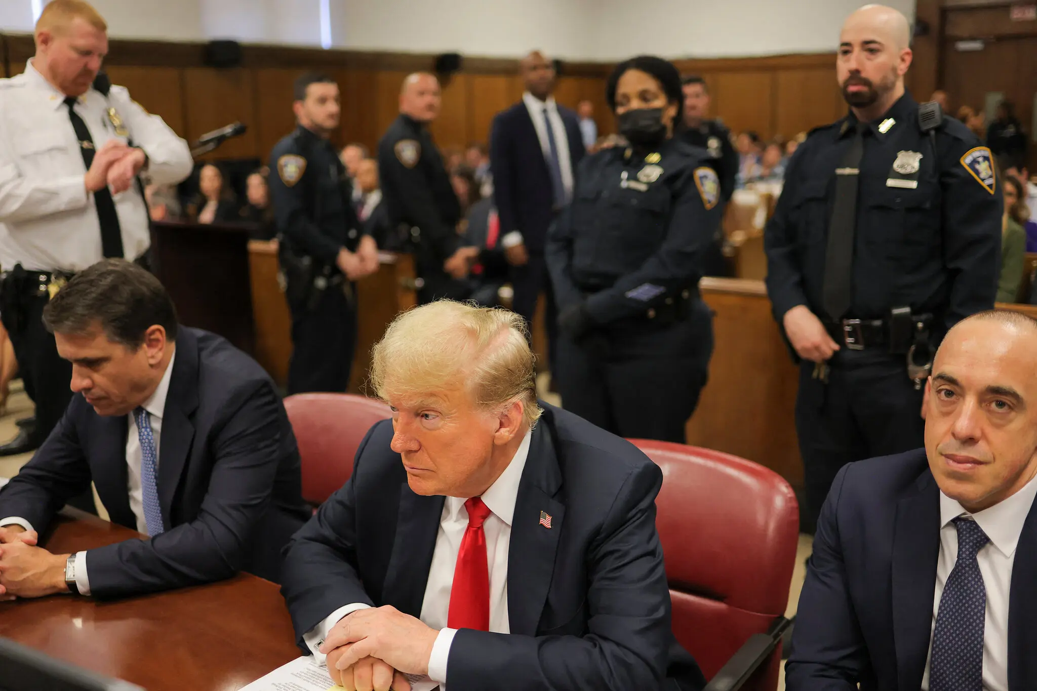 Donald Trump in court
