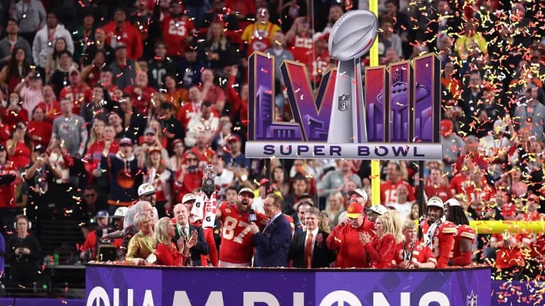 Super Bowl LVIII award ceremony