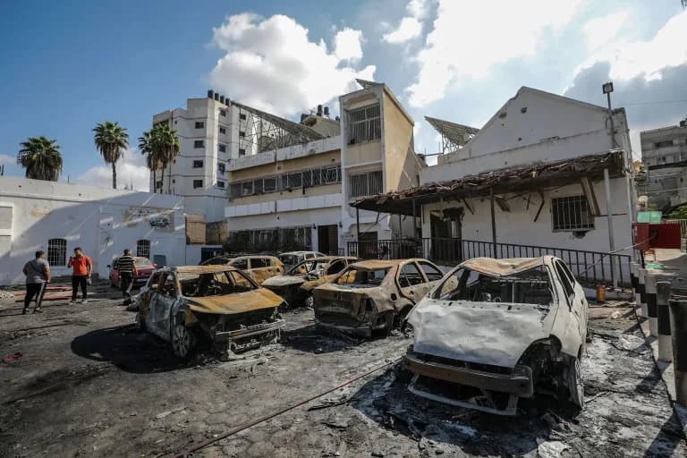 Al Ahli hospital in Gaza