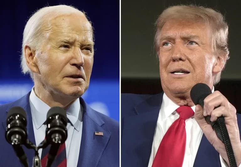 Joe Biden and Donald Trump