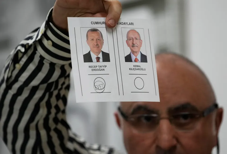 Leader of the People's Alliance party Recep Tayyip Erdogan