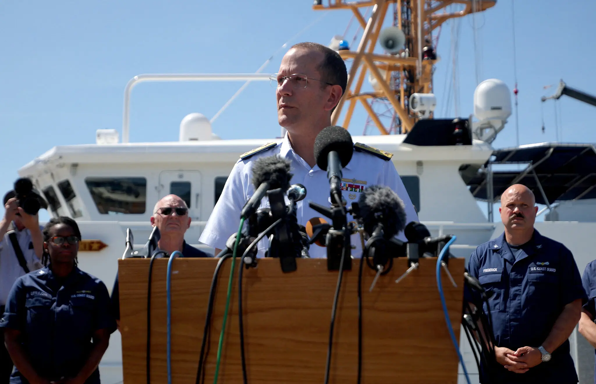 Admiral Mauger of the U.S. Coast Guard