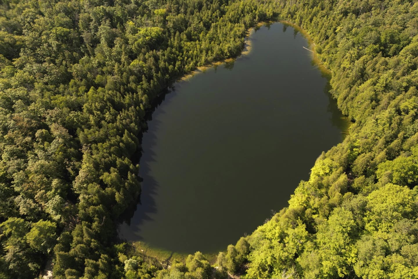 Crawford Lake in Ontario, Canada