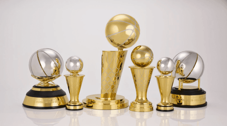 NBA trophies