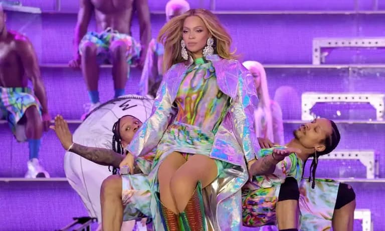 Beyoncé performing in Stockholm