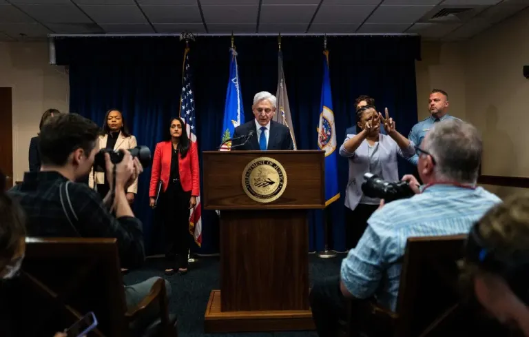 Attorney General Merrick Garland shares findings from the DOJ report on the MPD