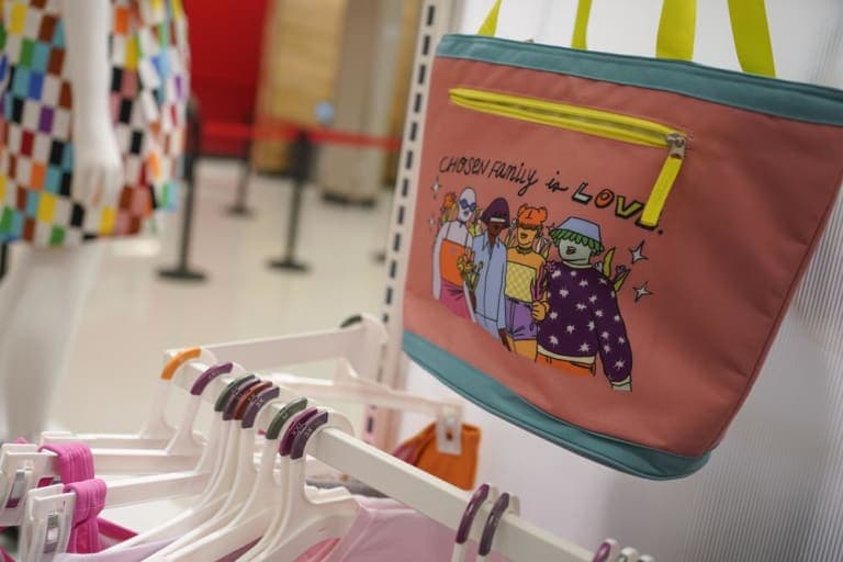 Target Pride Month display